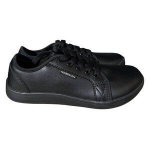 HOBIBEAR Minimalist Wide Toe Zero Drop Leather Shoes Sz 37 EU  6 US Womens Black